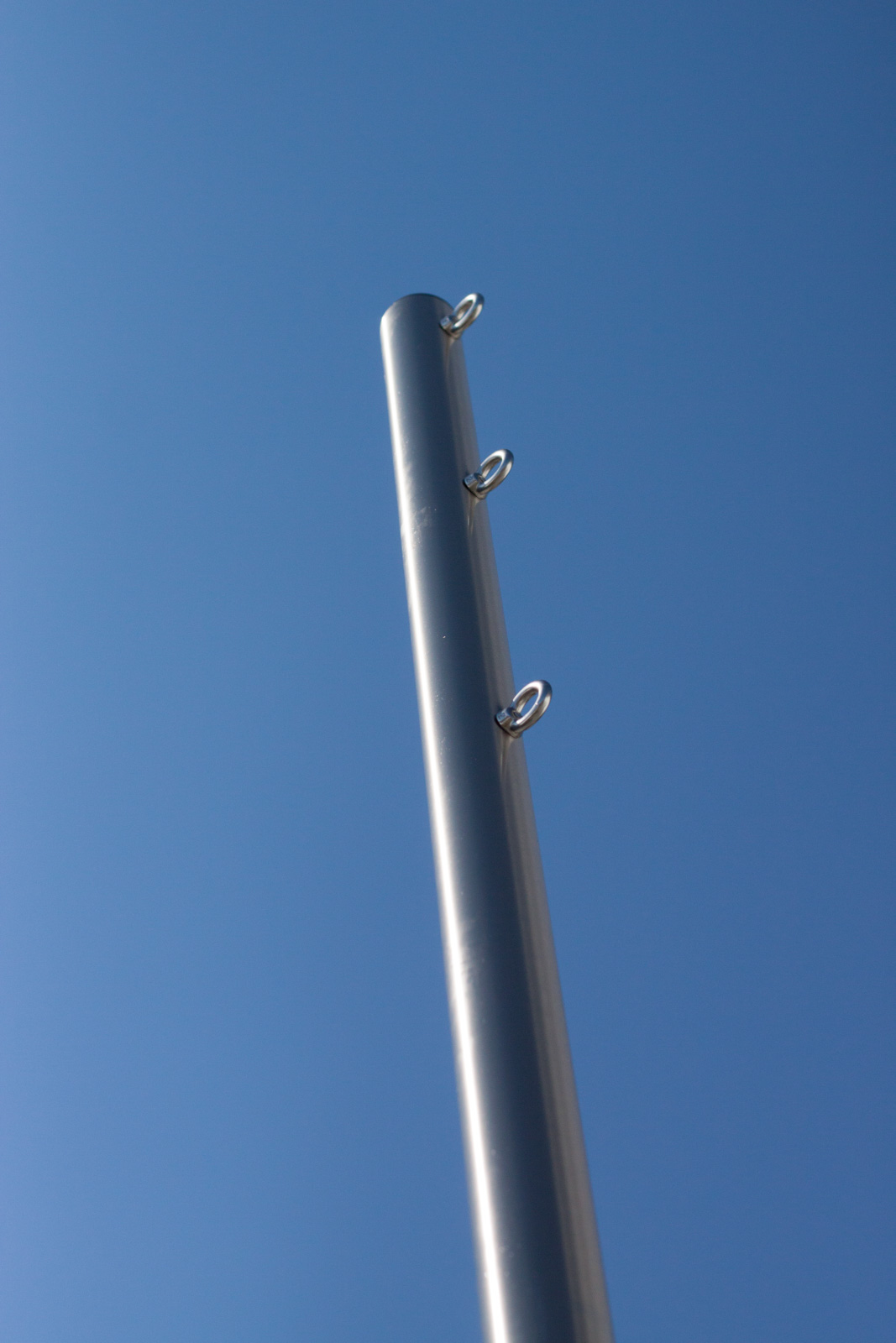 Sonnensegelmast 3m Rohr Mast Pfosten V2A Edelstahl 60,3 x 3 mm